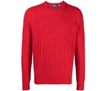 The Iconic Pullover mit Zopfmuster