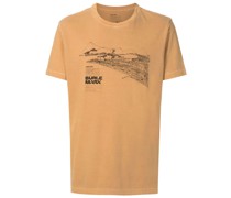 T-Shirt mit Zeichnungs-Print
