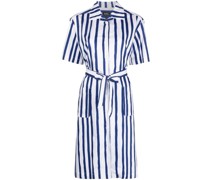 A.P.C. Gestreiftes Midikleid