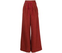 Gestrickte High-Waist-Hose