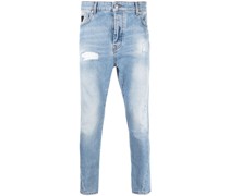 Slim-Fit-Jeans im Distressed-Look