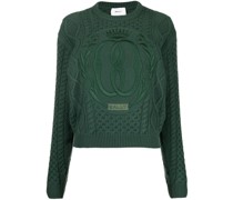 Pullover mit Logo-Stickerei