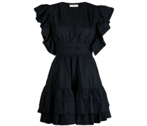 Minikleid mit Rüschen
