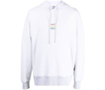 Hoodie mit Logo-Stickerei