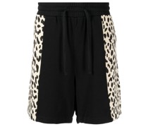 Shorts mit Leoparden-Print