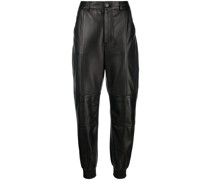 Tapered-Hose aus Leder