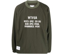 Sweatshirt mit Text-Print