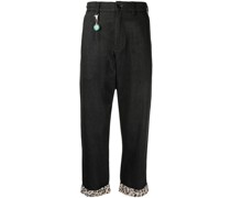 Straight-Fit-Hose mit Umschlag