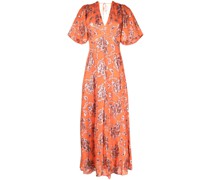 Maxikleid mit Stickerei