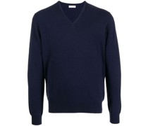 Strickpullover mit V-Ausschnitt