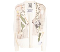 Cardigan im Distressed-Look