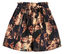 Shorts mit Blumen-Print