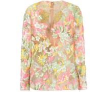 Bluse mit Pailletten