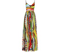 Trägerkleid mit grafischem Print