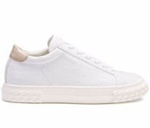 Sneakers aus Lackleder