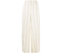 Leinenhose mit hohem Bund
