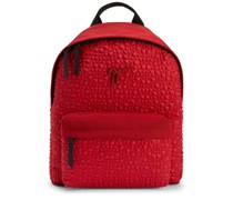 stud-embellished panelled backpack