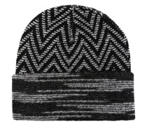 Beanie mit Zickzackmuster
