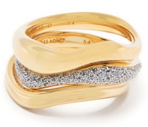 Vergoldeter Aura Opal Ring