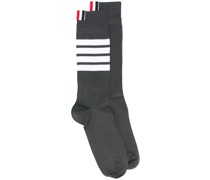 Halblange Socken mit Streifen