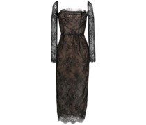 Spitzenkleid mit Blumenmuster