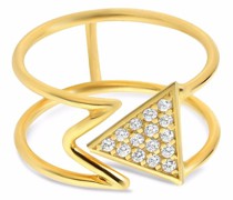 18kt Mara Gelbgoldring mit Diamanten