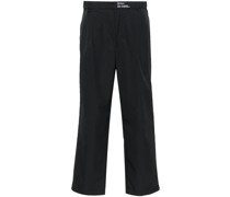 Straight-Leg-Hose mit Logo-Applikation