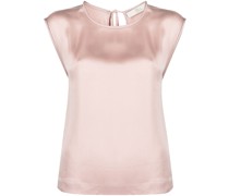 Bluse mit Satin-Finish