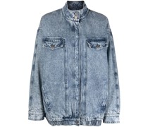 Jeansjacke mit Stone-Wash-Effekt