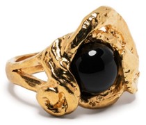 The Captured Protection onyx ring