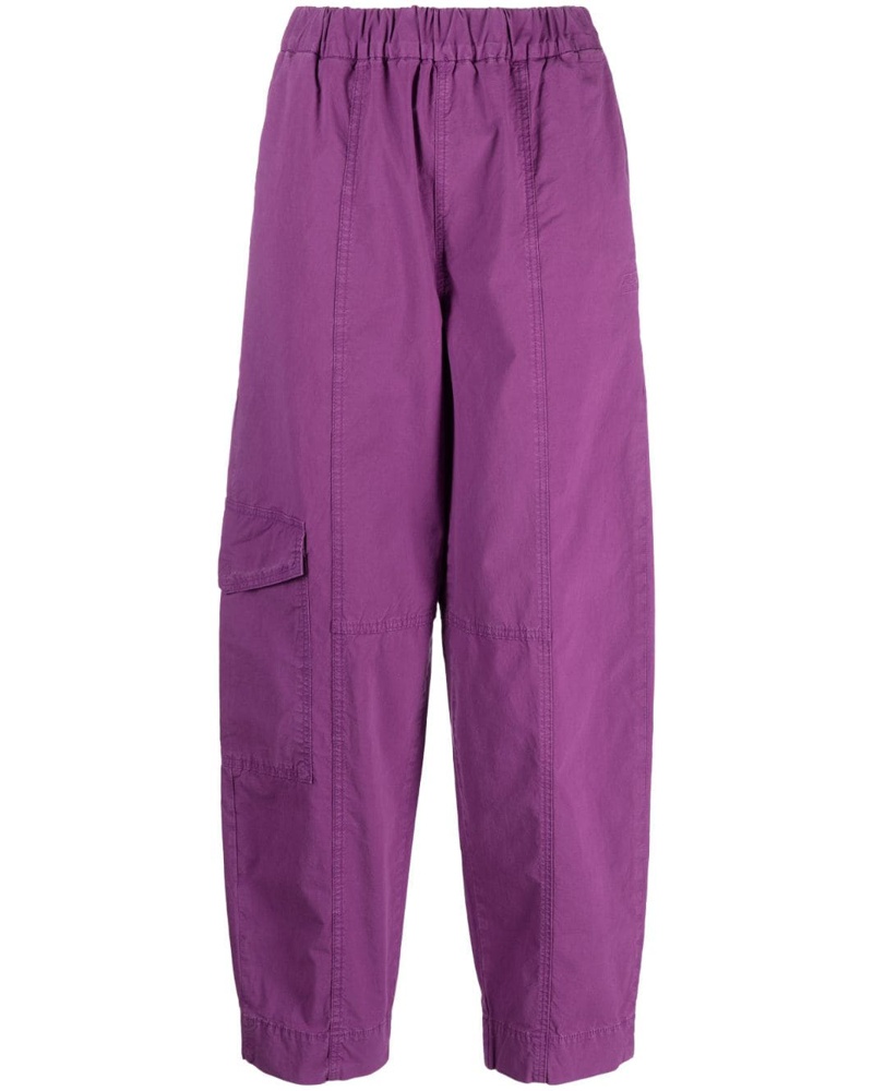 Ganni Damen Tapered-Hose mit Stretchbund