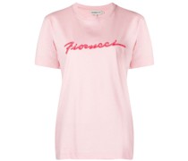T-Shirt mit aufgesticktem Logo