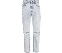 Gerade Jeans im Distressed-Look