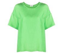 P.A.R.O.S.H. Seidenbluse mit kurzen Ärmeln