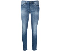 Halbhohe Skinny-Jeans