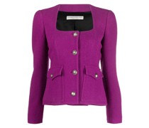 Jacke mit eckigem Ausschnitt