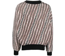 Druken Sweatshirt aus Bio-Baumwolle