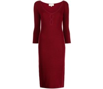 Strickkleid mit U-Ausschnitt