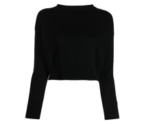 Genova Cropped-Pullover aus Kaschmir