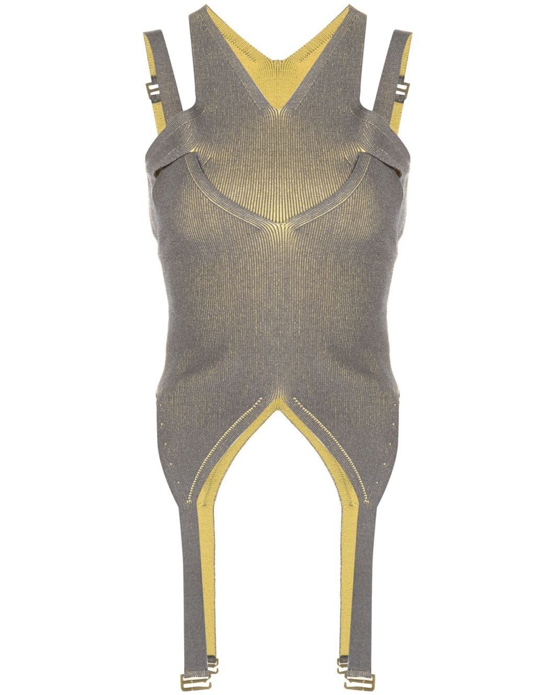 Dion Lee Damen Top mit Schlitz