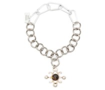 oversize-pendant chain necklace