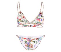 Bikini mit Blumen-Print