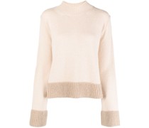 Pullover mit Kontrastpaspeln