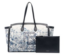 Handtasche mit Logo-Print