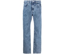Gerade High-Waist-Jeans