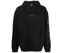 Sweatshirt mit Blumenstickerei