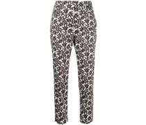 Hose mit Blumen-Print