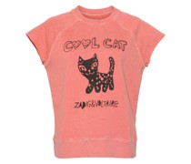 Cool Cat sleeveless sweatshirt