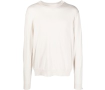 Kaschmirpullover mit rundem Ausschnitt