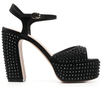 Sandalen mit spitzen Nieten 125mm